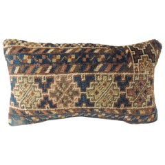 CLOSE OUT SALE: Vintage Bidjar Rug Fragment Decorative Lumbar Pillow