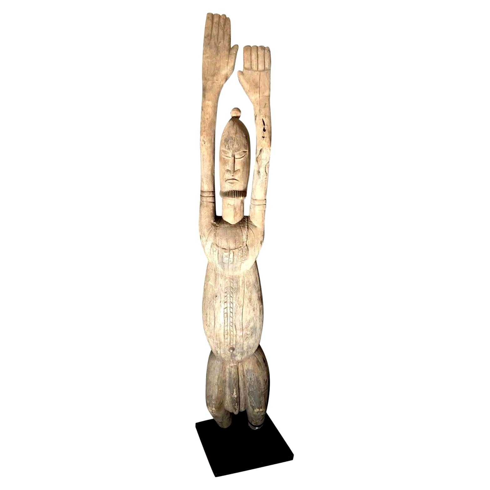 Large Wood African Sculpture For Sale at 1stDibs