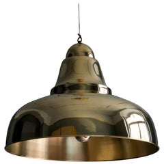 21st Century, Ovni58, Gold Pendant Lamp