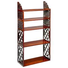 Fine Pair of Chippendale Period Mahogany Wall Shelves 9