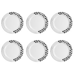 Ruccola Ettore Sottsass for Memphis-Milano Set of Six Plates