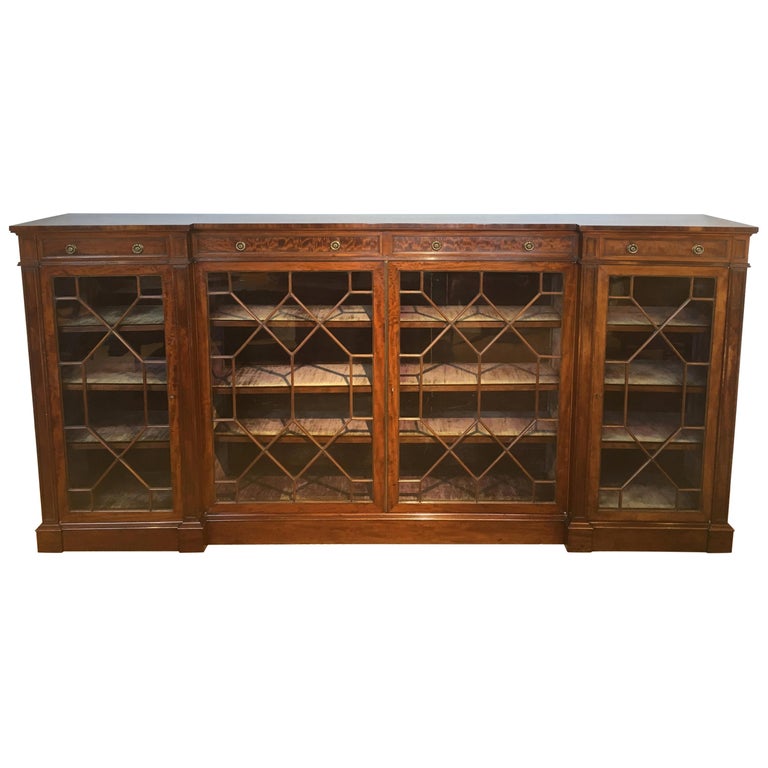 Antique Cast Iron Archival Library Bookcase by Snead at 1stdibs