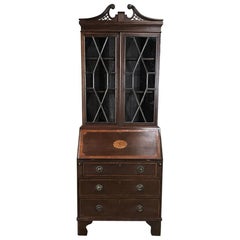 Edwardian Period English Secretary, Bookcase