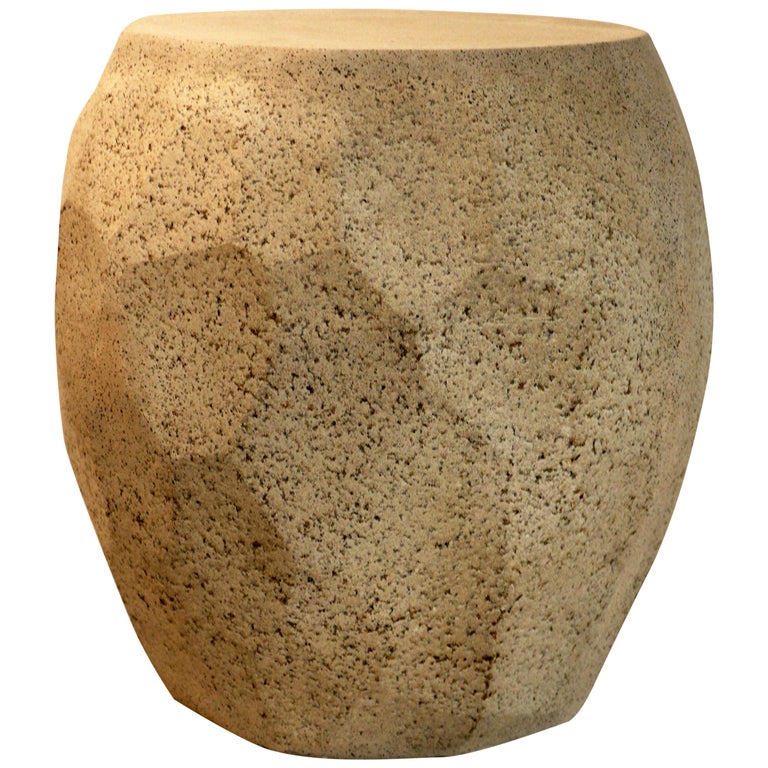 Lightweight Outdoor Side Table in 'Natural Concrete' finish by Zachary