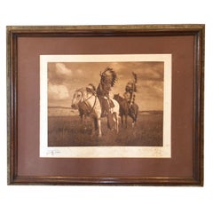 Edward Curtis Photogravure Chefs Sioux