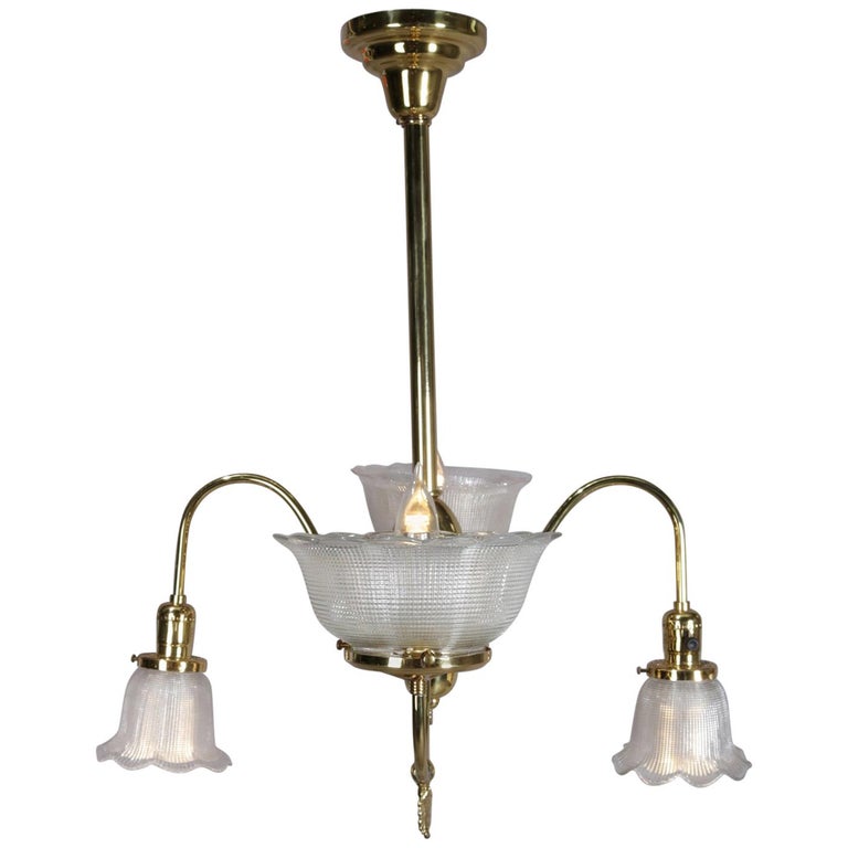 Victorian Aesthetic Chandelier Made For Gas At 1stdibs Antique Victorian Brass Gas Conversion Style Up Down Five Light Chandelier