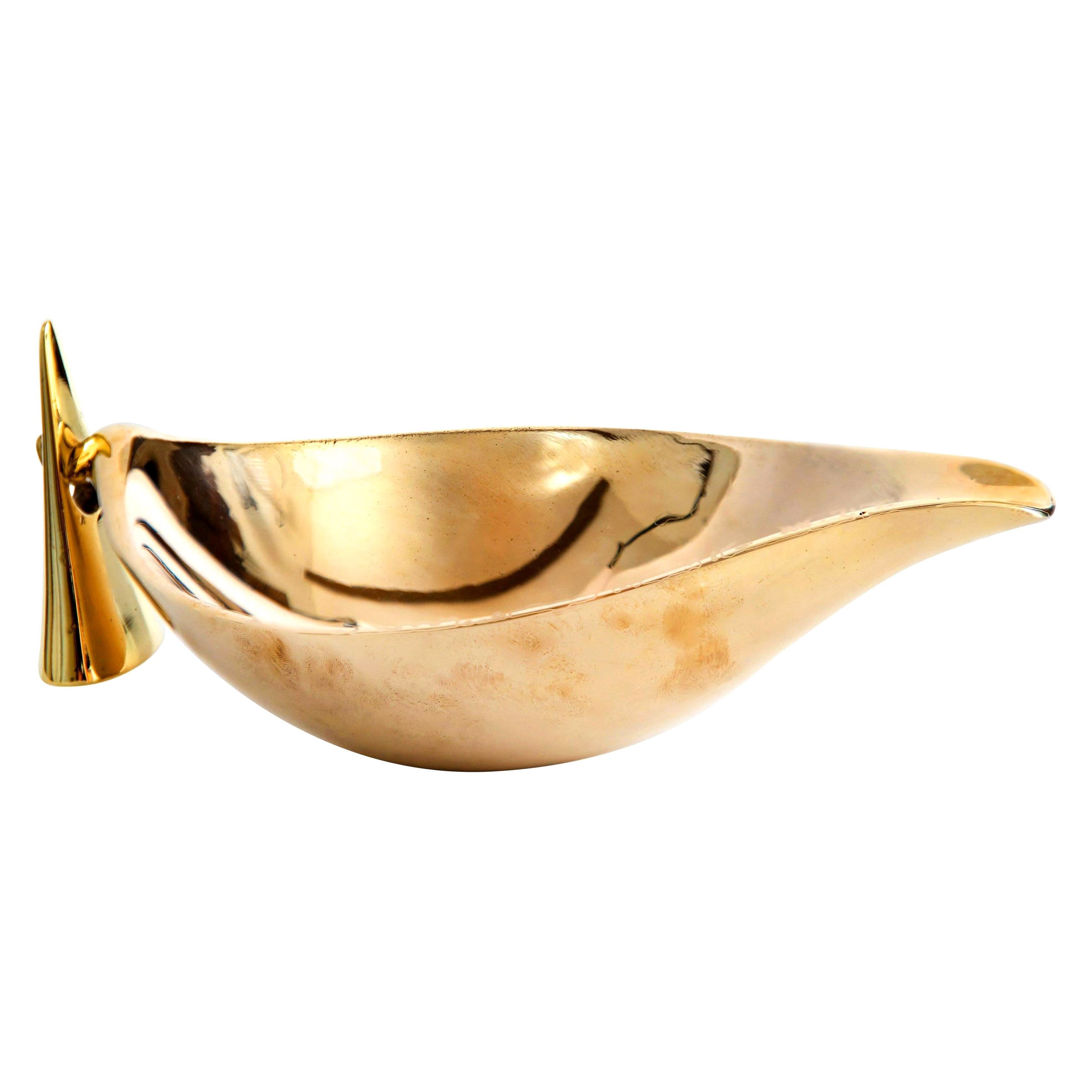 Carl Auböck Model #3514 Brass Bowl For Sale