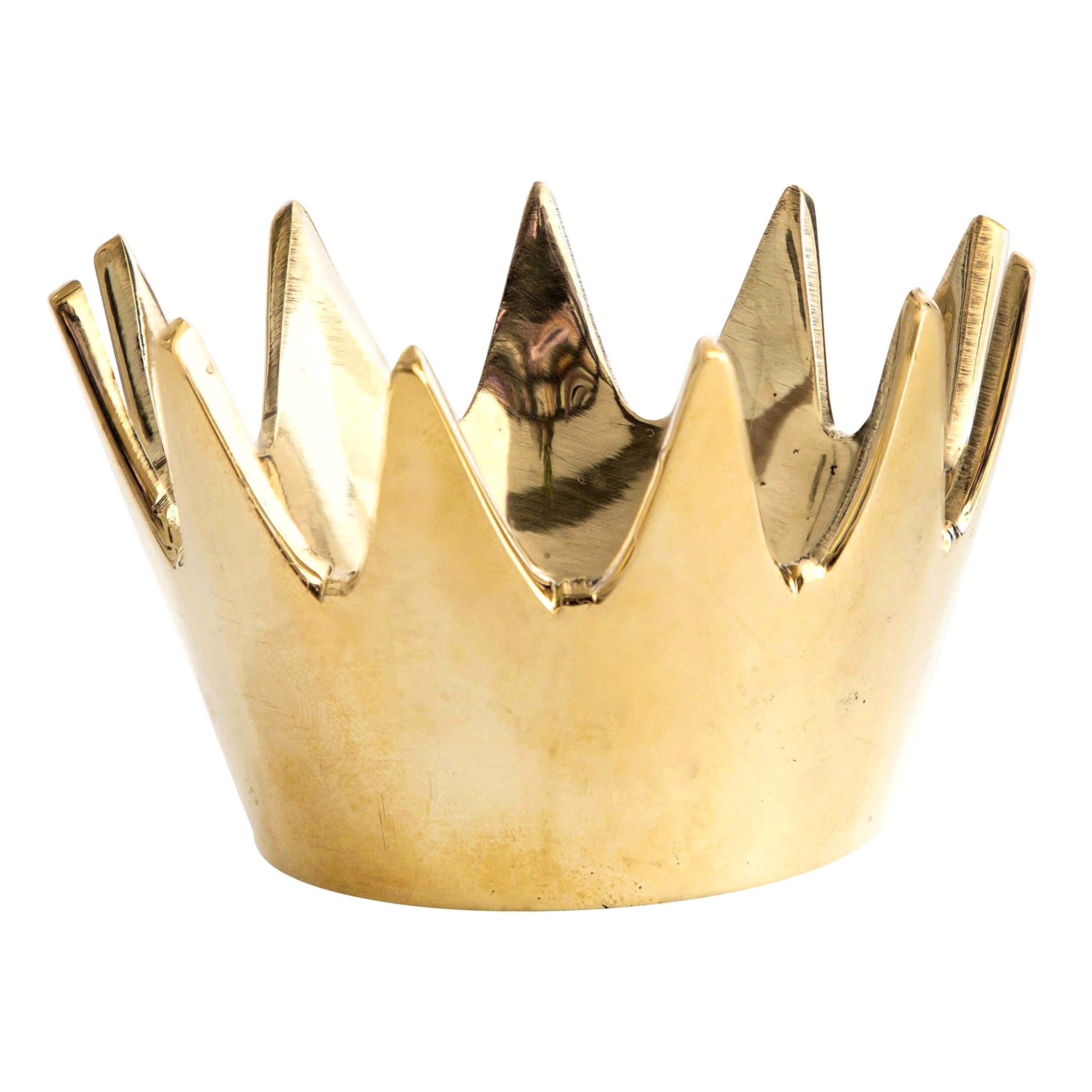 Carl Auböck Modèle #3600 "Crown" Bol en laiton en vente