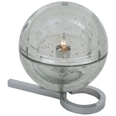 Murano Glass and Chrome Table Lamp by Poliarte, 1968