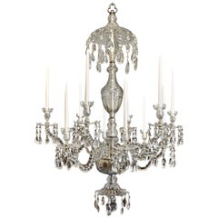 Period Late 18th Century Georgian Crystal Chandelier
