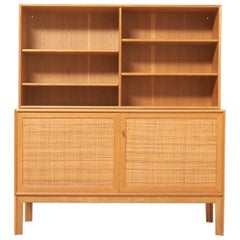 Alf Svensson Cabinet with Rattan Doors by Bjästa in Sweden