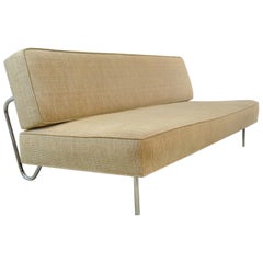 Mid-Century Modern Sofa Bed Ernst Ambuhler EA-616 Camel Fabric