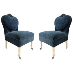 Hollywood Regency Slipper Chairs