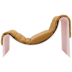 'Knockabout' Fiberglass Lounge Chair, Powder Pink