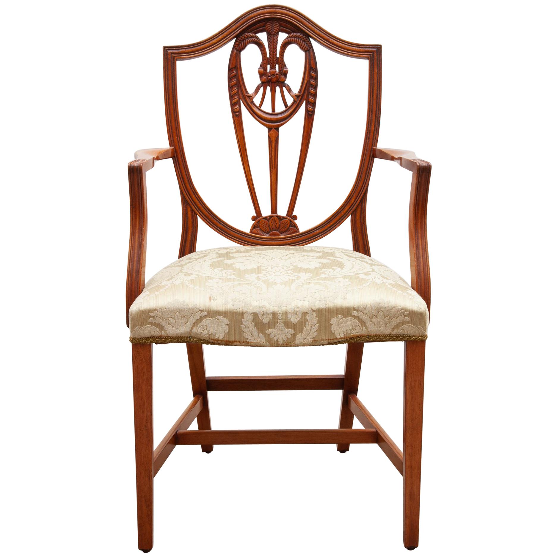 Set of Two Georgian Style Armchairs