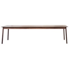 Tapered Leg Dining or Occasional Table, 12-Seat in Walnut