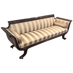 Used Duncan Phyfe Style Mahogany Sofa