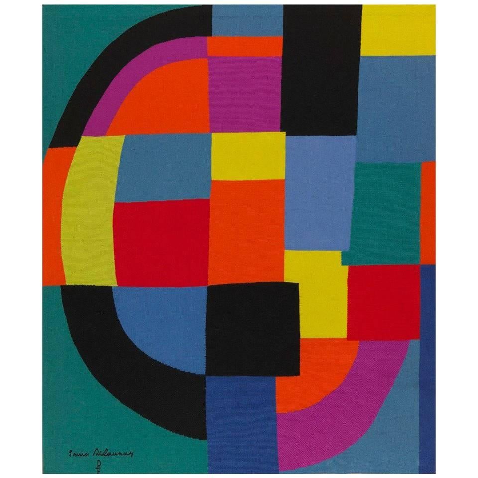 Sonia Delaunay Aubusson Tapestry