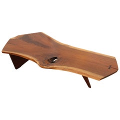 George Nakashima, Free-Form Slab Coffee Table, circa 1960