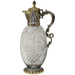 Silver Gilt Claret Jug London, 1899 Mappin Brothers