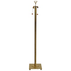 Twisted Metal Floor Lamp by Angelo Donghia