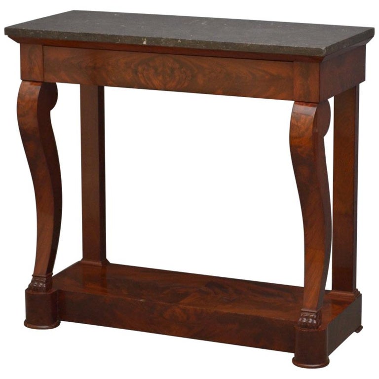 Elegant Regency Mahogany Console Table For At 1stdibs Elegant Regency Mahogany Console Table For