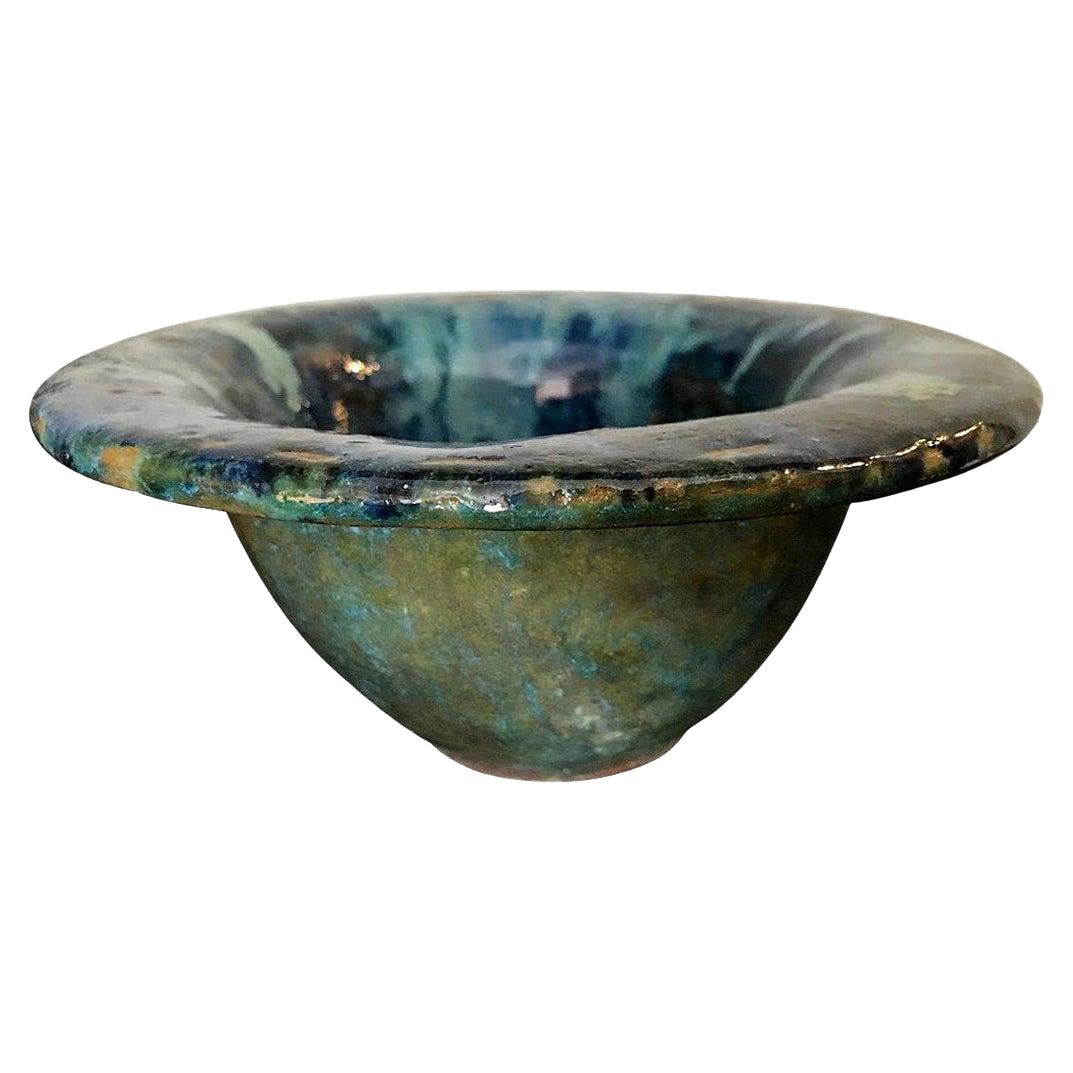 Glen Lukens Signed Mid-Century Modern Glazed Ceramic Pottery Bowl