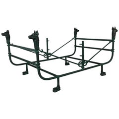 Verdigris Bronze Coffee Table in the Style of Giacometti