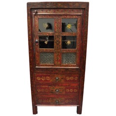 Primitive Case Pieces and Storage Cabinets