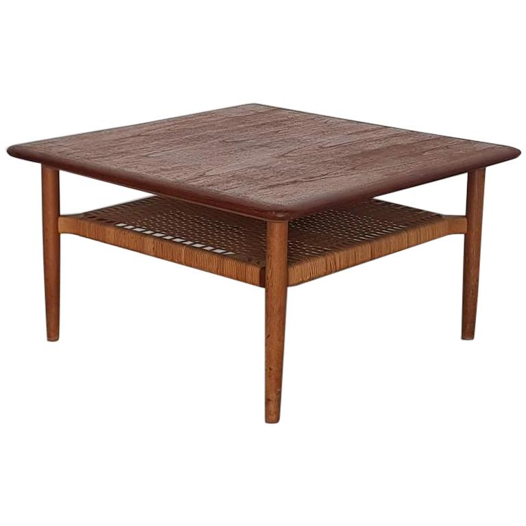 Teak Square Coffee Table By Johannes Andersen Denmark 1960s For Teak Square Coffee Table By Johannes Andersen Denmark 1960s For