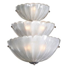 Seguso Vetri d'Arte Fontana Sconce in vetro di Murano
