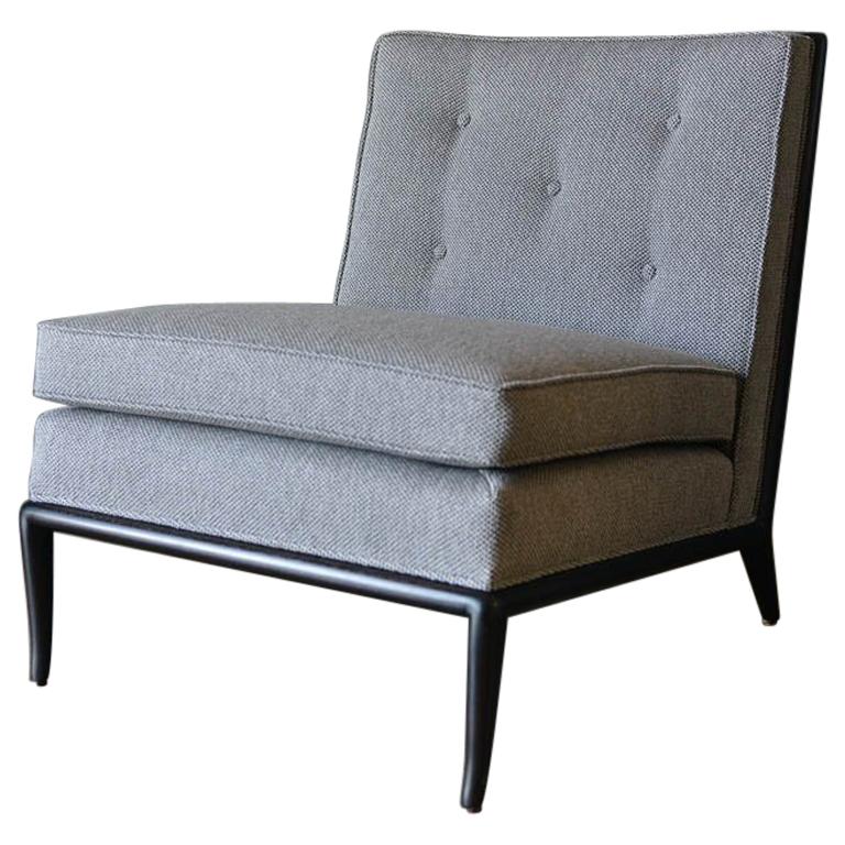 1960 S Wooden Hand Chair At 1stdibs Ebonized Slipper Chair By T H Robsjohn Gibbings Circa 1960