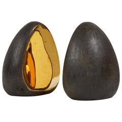 Pareja de sujetalibros de latón Carl Auböck Model #4636
