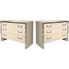 Pair of John Stuart Modernism Chests of Drawers