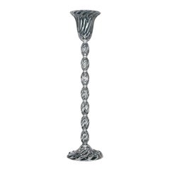Seguso Vetri d'Arte Lámpara de pie de cristal de Murano Torciera, cristal coste transparente