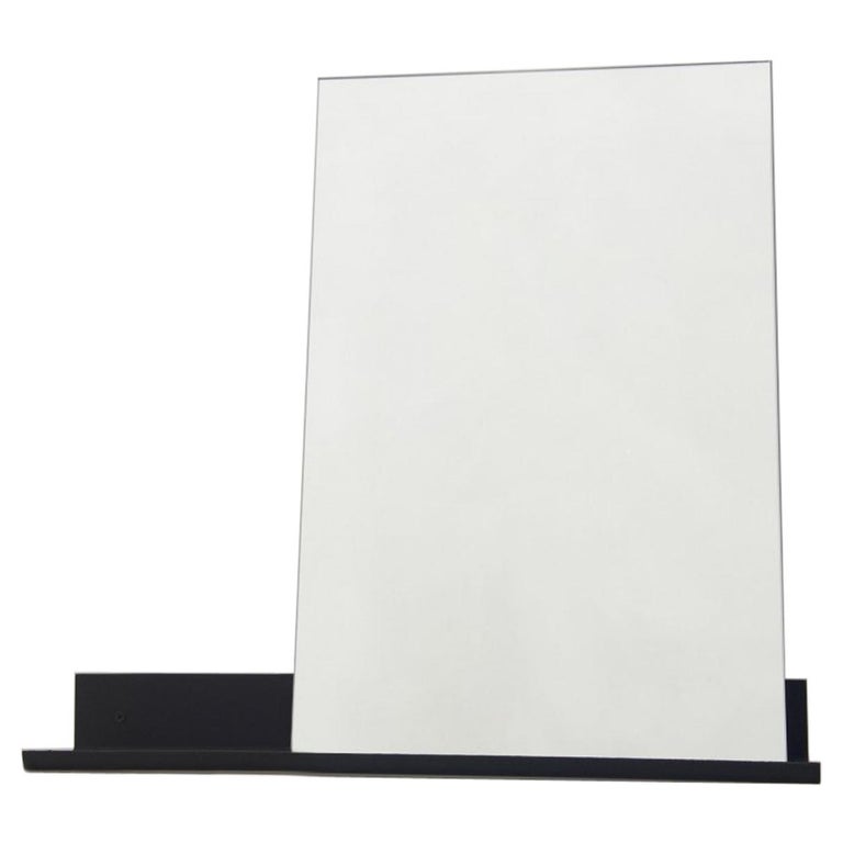 Contemporary Mirror Shelf Small With Powder Coated Steel For At Contemporary Mirror Shelf Small With Powder Coated Steel For