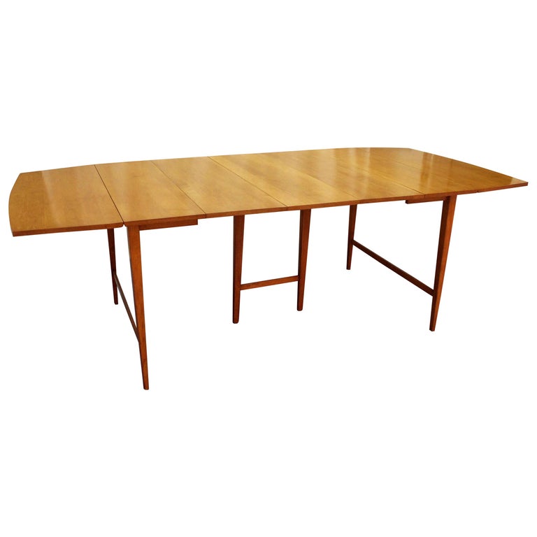 GPlan Mid Century Modern Dining Table DropLeaf Makers Label, Circa