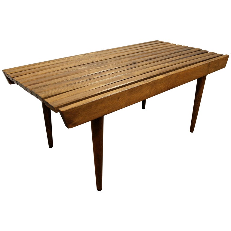 Danish Midcentury Extending Rosewood Coffee Table For At 1stdibs Midcentury Danish Modern Walnut Slat Bench Coffee Table