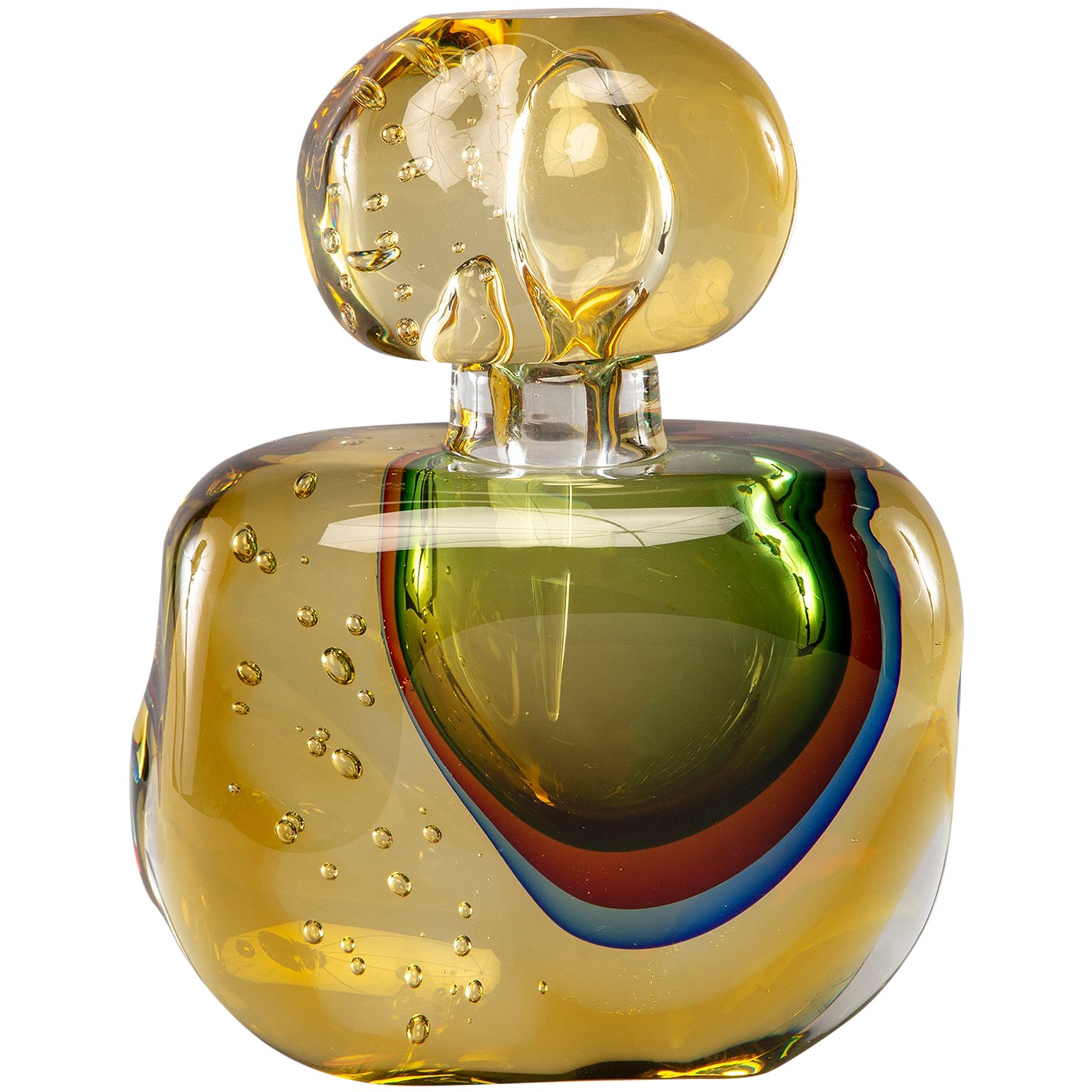 Murano Glass Perfume Bottle For Sale at 1stDibs