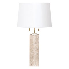 Robsjohn-Gibbings Marble Table Lamp by Hansen Lighting, 1950s