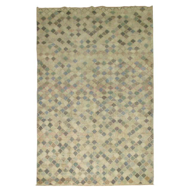 Infamous Turkish Deco Zeki Muren Rug For Sale at 1stDibs