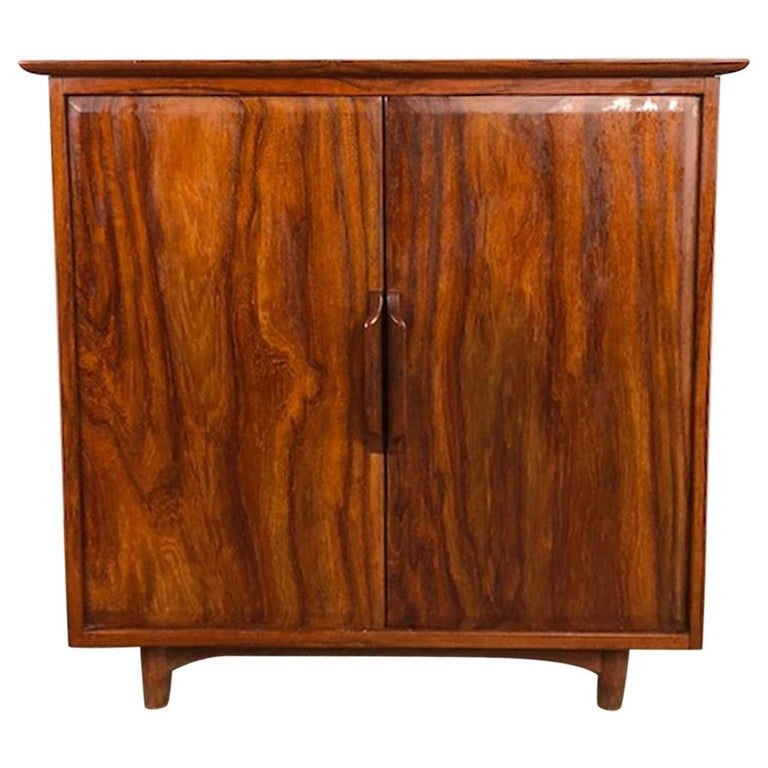 Mid-Century Danish Teak Record Cabinet at 1stdibs