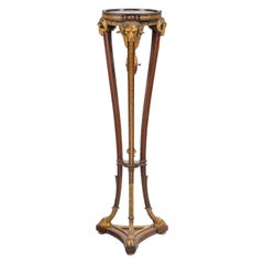 19th Century Mahogany and Giltwood Torchere