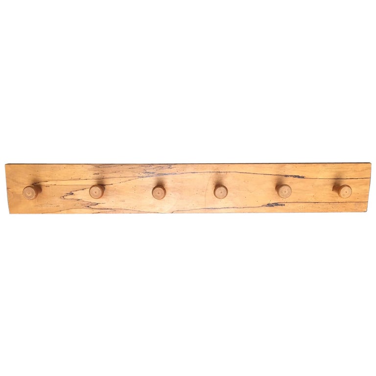 Vintage Scandinavian Spalted Maple Coat Rack 1970s For At 1stdibs Vintage Scandinavian Spalted Maple Coat Rack 1970s For