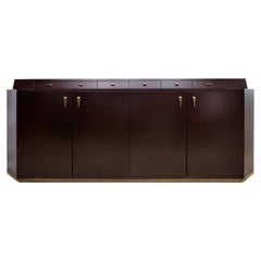 Dark Palisander "Gran Central" Sideboard by Studio Tecnico for Medea Mobilidea