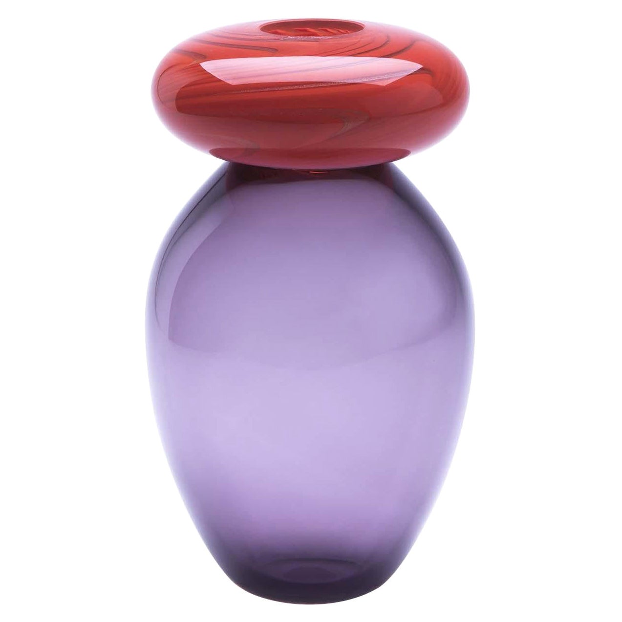 Queen Orange-Purple Vase by Karim Rashid For Sale