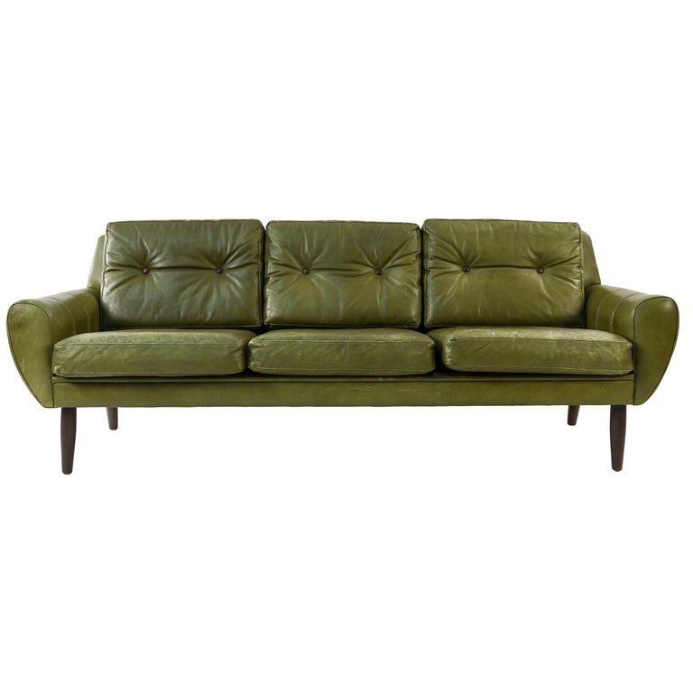 Svend Skipper Danish Midcentury Leather Sofa For At 1stdibs Svend Skipper Danish Midcentury Leather Sofa For
