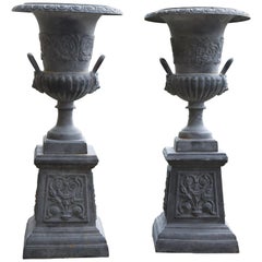 Large Garden Urn with Pedestal For Sale at 1stdibs