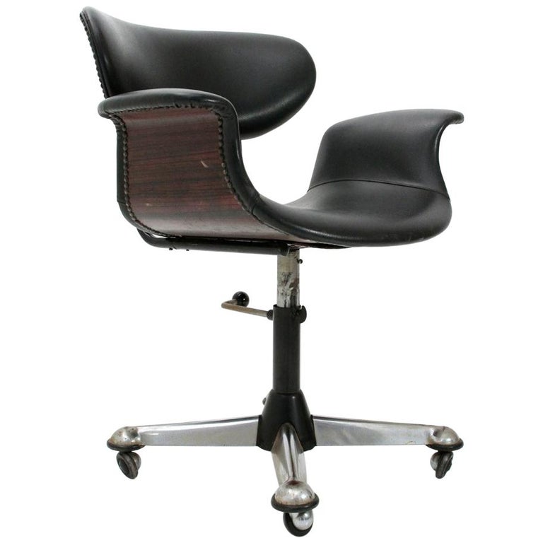 Italian Office Chair 1950s For At 1stdibs Italian Office Chair 1950s For