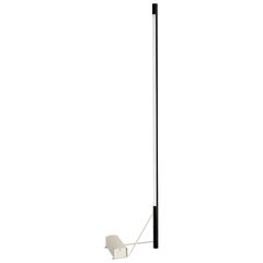 Gino Sarfatti Model #1063 Floor Lamp in Black and White